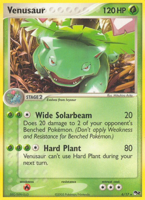 POP Series 2 Non - Holo Venusaur #6